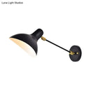 Modern white and gold wall mounted lamp – living room adjustable light