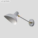 Modern white and gold wall mounted lamp – living room adjustable light