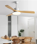 Light Wood 52-Inch Ceiling Fan Light