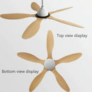 Modern white and wood 56-inch ceiling fan office electric fan