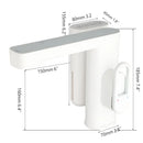 Modern white automatic sensor foam soap faucet bathroom sink mixer