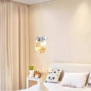 Modern white bear glass children room chandelier bedroom fairy light