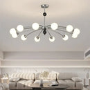 Modern white & black decorbites cream wind chandelier living room lamp