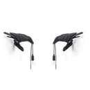 Modern white & black designer bird wall lamp bedroom light