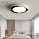 Modern white & black dimmable led chandelier living room light