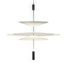 Modern white & black flying saucer pendant light for dining room