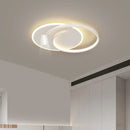 Modern white & black grille led chandeliers for living room