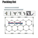 Modern white & black hexagon led ceiling light garage system