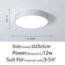 Modern white & black led ceiling light corridor minimalist design