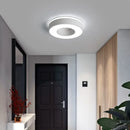 Modern white & black led ceiling light corridor minimalist design