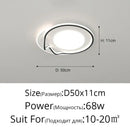 Modern white & black living chandelier lights dining room ceiling lamp