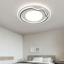 Modern white & black living chandelier lights dining room ceiling lamp