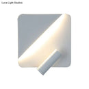 DecorBites™ Contemporary LED Wall Lamp for Bedroom and Study with Black/White Metal Spotlight