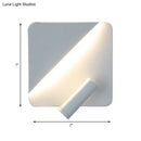 DecorBites™ Contemporary LED Wall Lamp for Bedroom and Study with Black/White Metal Spotlight