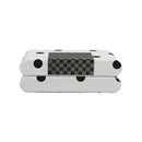 Modern white & black polka dot leather storage box bedroom organizer