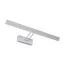 Modern white & black rectangular led wall light warm white bathroom