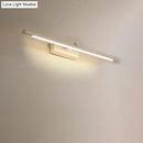Modern white & black tube vanity lighting bathroom wall sconce
