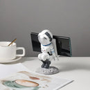 Modern white & blue astronaut resin figurines living room decor
