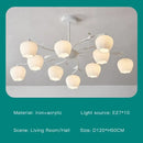 Modern white branch ceiling chandelier living room led light