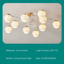 Modern white branch ceiling chandelier living room led light