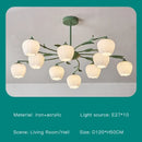 Modern white branch ceiling chandelier living room led light