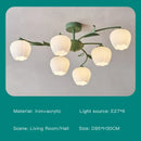 Modern white branch ceiling chandelier living room led light