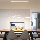 Modern white branch led bird pendant light – dining room warm white