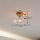 Modern white & brass ceramic led ceiling lamp bedroom lattice light