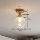 Modern white & brass ceramic led ceiling lamp bedroom lattice light