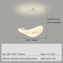 Modern white bubble led chandelier for living room pendant light