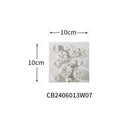 Modern white bud ceramic wall décor pendant bedroom sculptural art