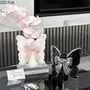 DecorBites™ Butterfly Ceramic Vase Flower Pots Modern Aesthetic Room Decor