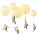 DecorBites™ Bear LED Ceiling Light: Modern Cartoon Warmth for Kids Rooms, Bedroom, Living Room Lighting