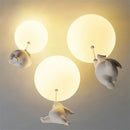 DecorBites™ Bear LED Ceiling Light: Modern Cartoon Warmth for Kids Rooms, Bedroom, Living Room Lighting