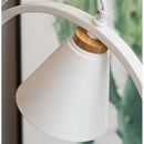 Modern white ceramic bird iron ring pendant light bedroom