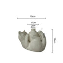 Modern white ceramic cat cartoon vase living room reed diffuser base