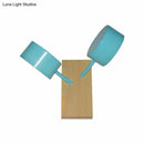 Modern white ceramic double drum wall sconce kitchen light 110v-120v
