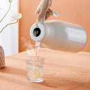 Modern white ceramic insulation kettle kitchen digital thermos bottle