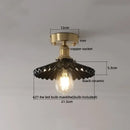 DecorBites™ Ceramic LED Ceiling Light Modern White Porch Balcony Luminaria
