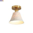 DecorBites™ Ceramic LED Ceiling Light Modern White Porch Balcony Luminaria