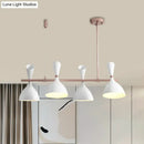 Modern white ceramic nordic hanging chandelier dining room light