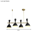 Modern white ceramic nordic hanging chandelier dining room light