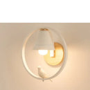 Modern white child figurine led wall lamps for bedroom