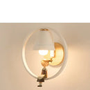 Modern white child figurine led wall lamps for bedroom