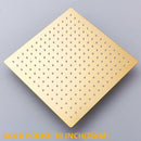 Modern white chrome square rainfall shower head bathroom fixture