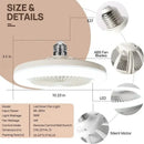 DecorBites™ Ceiling Fan & Light Combo with Remote Control, Silent Operation, E27 Base