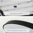 Modern white circular led ceiling aluminium lights bedroom