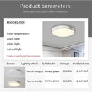 Modern white circular led ceiling aluminium lights bedroom