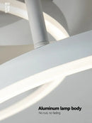 Modern white circular led decorbites ceiling lamp set for bedroom
