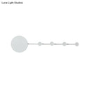 Modern white circular led wall lamp bedroom light fixture bulb included